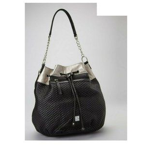 V Couture Kooba Mila Hobo Bag NEW NWT black and pewter